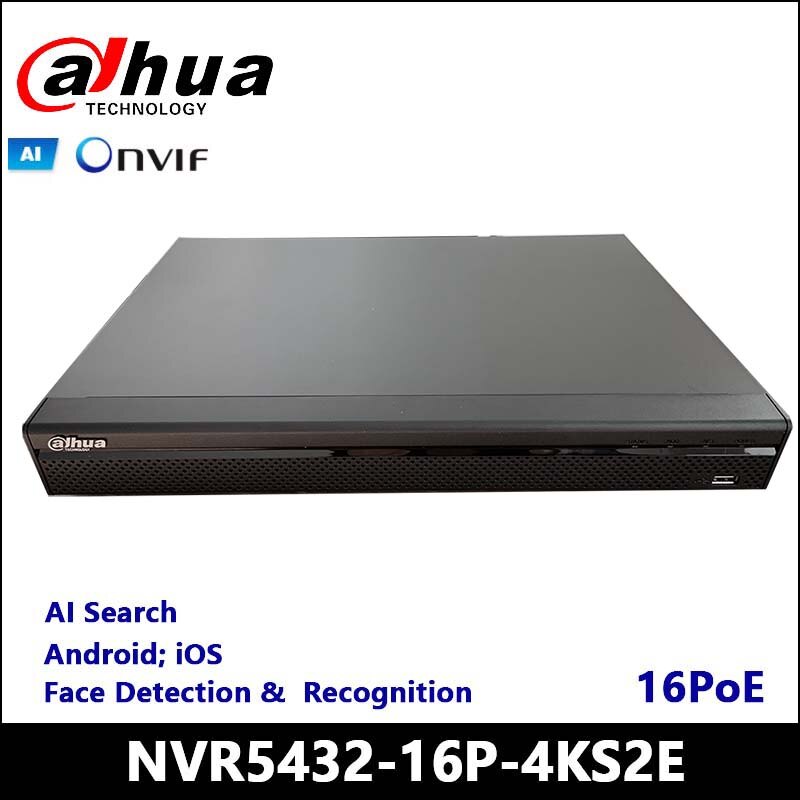Dahua NVR 16/32/64Ch NVR5416-16P-4KS2E NVR5432-16P-4..